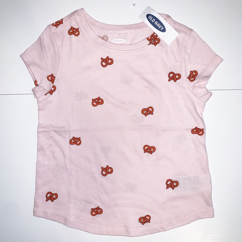 Old navy | pink pretzel printed shirt | NWT |